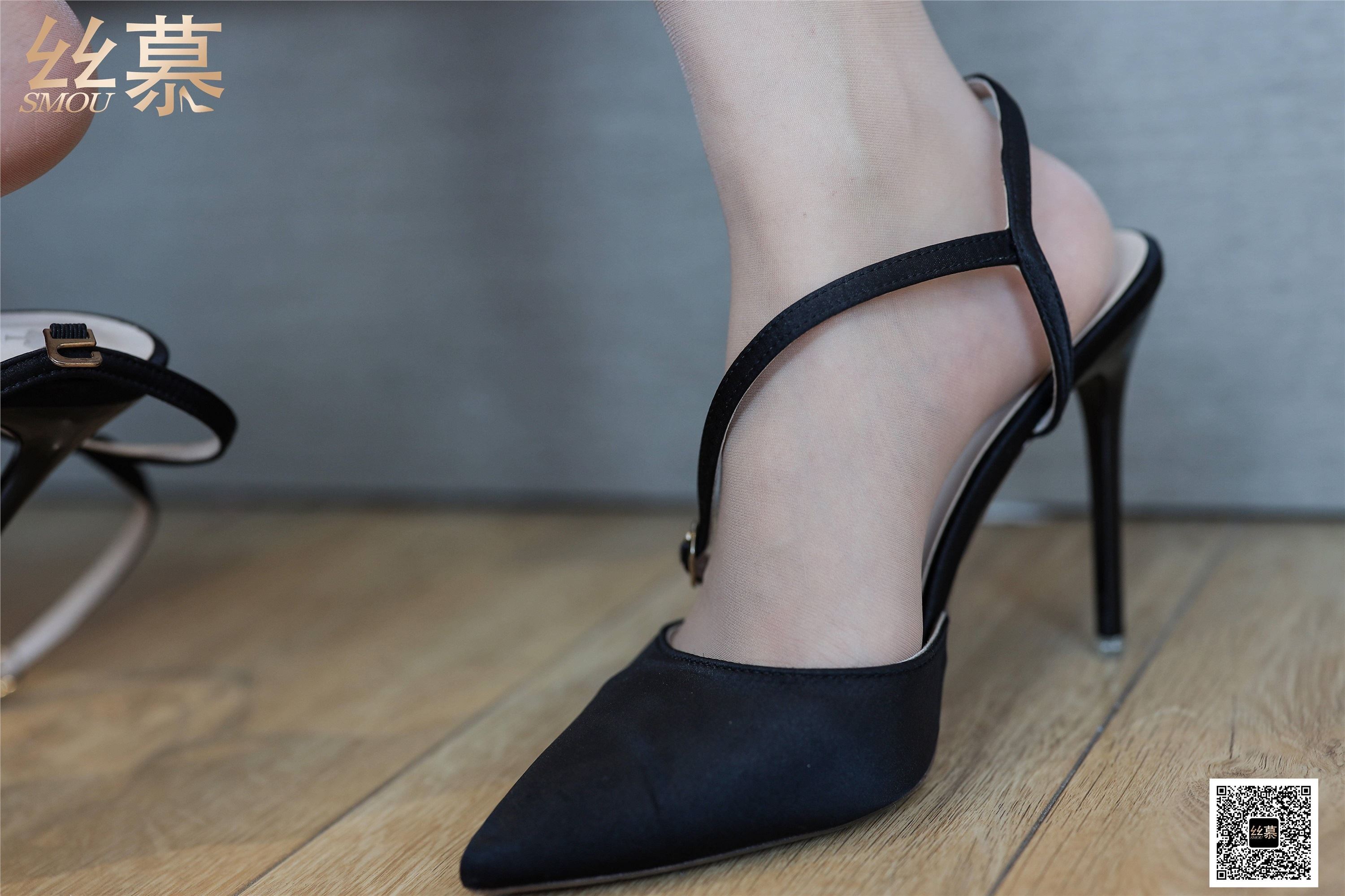 丝慕写真 SM412 天天一元 模特：艳艳《一字肩连衣裙》